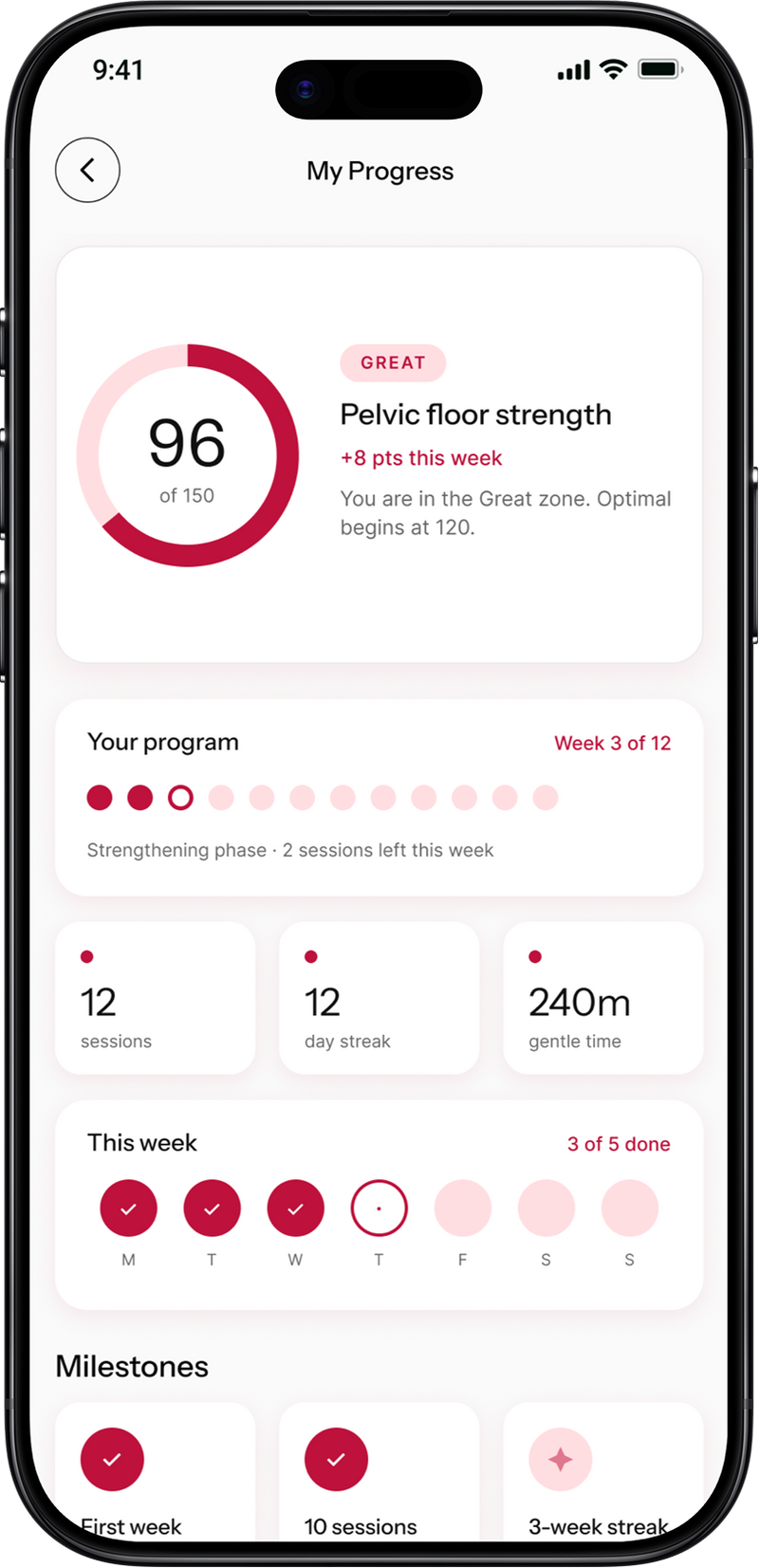 Innaide app screen